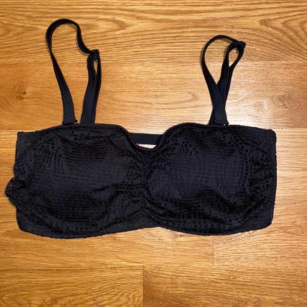 Forever 21 Plus Size Black Swim Bikini Bandeau